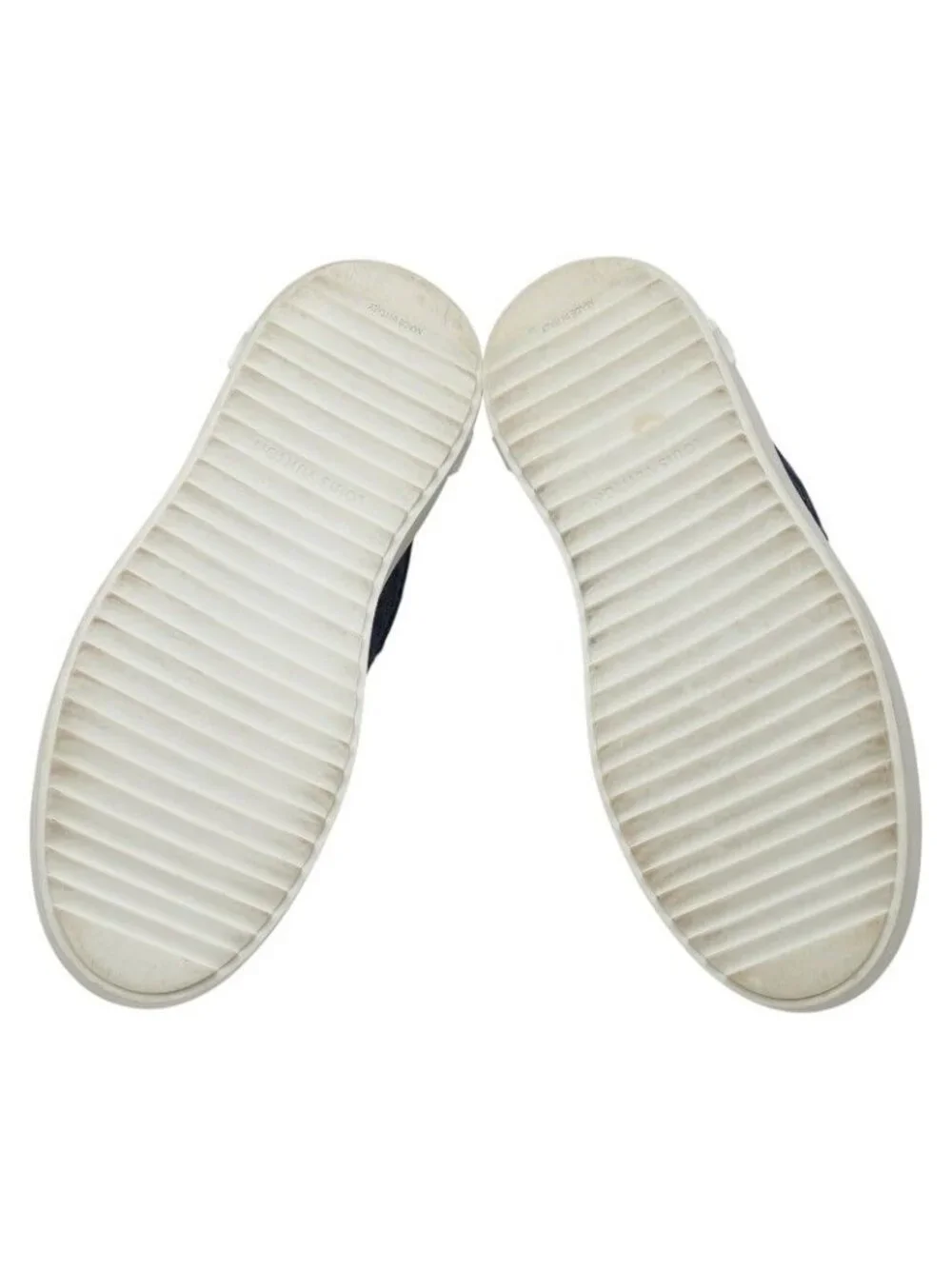 Louis Vuitton Monogram Denim Time Out Line Sneakers Size 38 Vl0242 Navy White - Picture 5 of 10